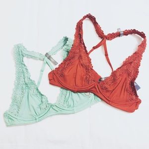Aerie | 34A Bundle 2 Bras Lace Accents